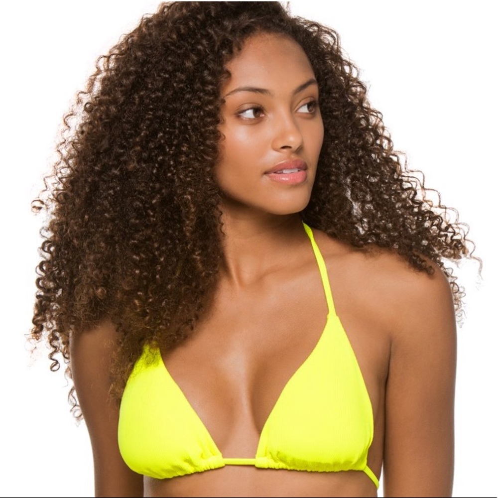 Yellow Triangle Bikini